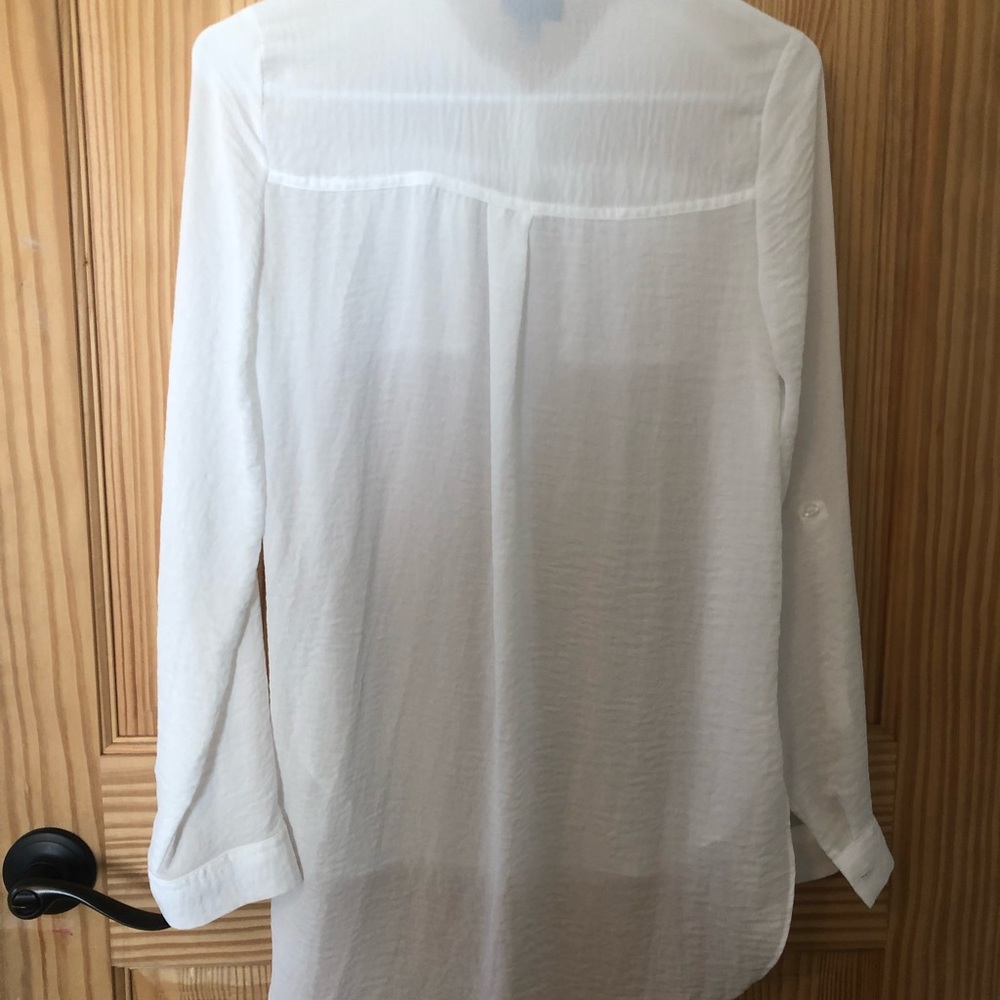 a.n.a white button down shirt